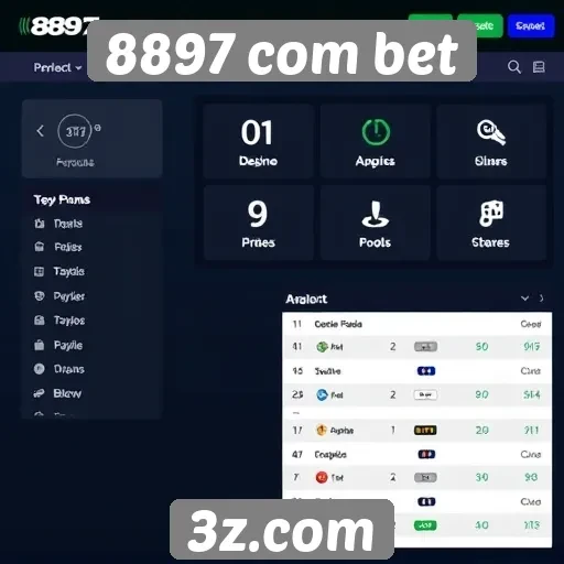 Funcionalidades principais do site 8897 com bet